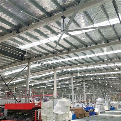 HVLS অতিরিক্ত বড় শিল্প সিলিং ফ্যান